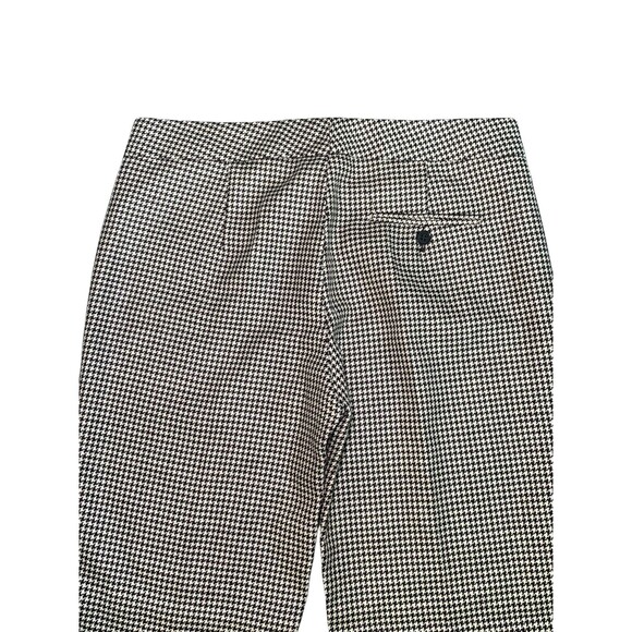 Vertigo Paris Pants Womens 10 Medium Brown Black Houndstooth Wool France Petite - Picture 3 of 6